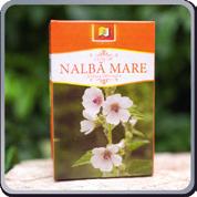 Althaea Officinalis Nalbă mare o Descriere produs: Este o plantă robustă cu tulpină groasă şi frunze lobate, pufoase. Ea creşte în stare sălbatică, adesea pe terenurile virane.