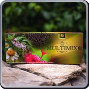 multimix 2 Ceai combinat o Descriere produs: Mix de cinci ceaiuri naturale (Mușețel, Mentă, Zmeură și frăguțe, AromȘtef, Ceai negru) o Mod de preparare: Infuzie / 1-2 pliculețe la o cană cu apă (250