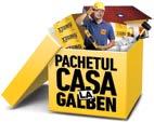 Pachetul Casa la Galben pune la dispoziție toate elementele sistemului de zidărie necesare pentru a realiza o construcție de calitate și ușor de pus în operă.