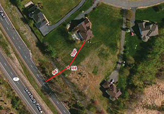 Site # R4 Done By: JJW/KTT Meter: 10805 Piney Pond Drive, Great Falls, Virginia 22066 3
