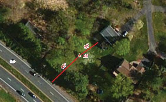 Site # R6 Done By: JJW/KTT Meter: 9629 Locust Hill Drive, Great Falls,