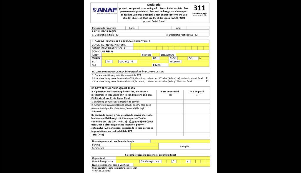 informațiile prezentate sunt corecte.