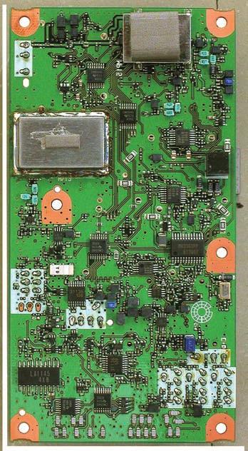 V regulator (IC: S-CAMC) st mixer (IC: SPM) +V regulator (Q: UNR9) st IF amplifier (Q: SK) nd mixer (IC9: TAF) IF IC (Band scope) (IC: TA) nd IF amplifier (Q: SK) AGC