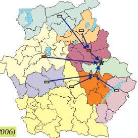 Σχήµα 11: ίκτυο µεταφόρτωσης (2006) Πηγή: Ιστοσελίδα της ΙΑ ΥΜΑ Α.Ε. (www.diadyma.gr) Μέσα στο 2006, οι 300.000 κάτοικοι της υτικής Μακεδονίας παρήγαγαν περισσότερους από 110.