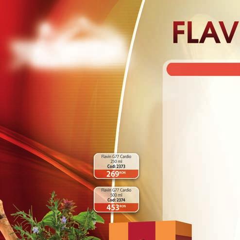 FlaVIn G77 TimeX, Cyto și Cardio 250 și 500 ml Flavin G77 TimeX (250ml, 500ml) Flavin G77 TimeX cuprinde și alte ingrediente active în plus față de cele 77 de componente de origine vegetală.