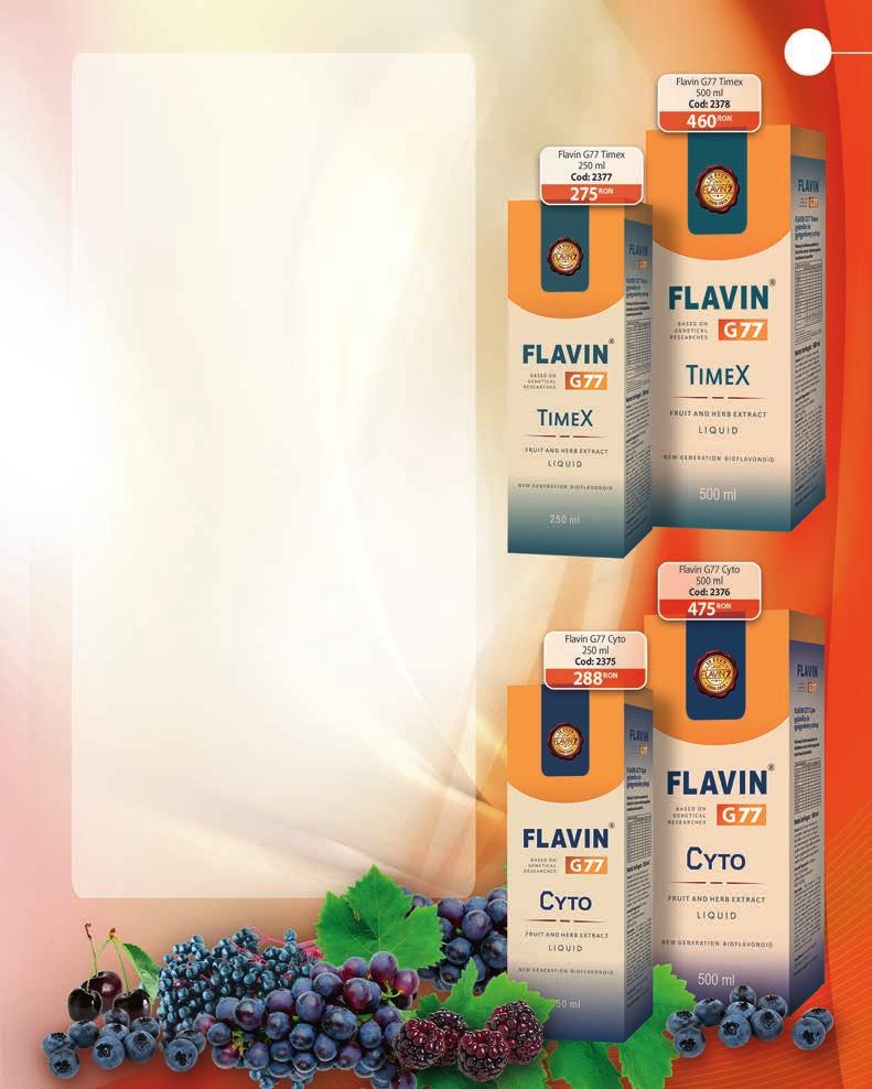 Flavin G77 Cyto satisface aceste cerințe și ca atare poate fi recomandat atât în faza de prevenție, cât și în faza terapeutică.