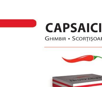 Capsaicina: Stimularea digestiei Protecția mucoasei gastrice Atenuarea simptomelor neuropatice Ghimbirul: Roborare Îmbunătățirea digestiei Efecte