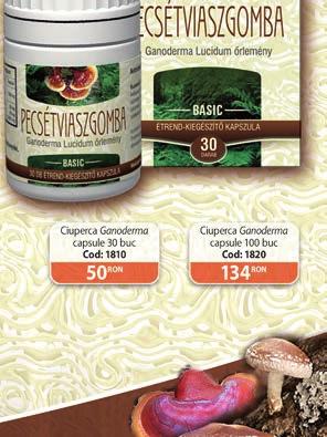 respiratorii scăderea nivelului de colesterol Compoziţie: pulbere din ciuperca ganoderma (Ganoderma lucidum), complex de bioflavonoide Flavin 7.