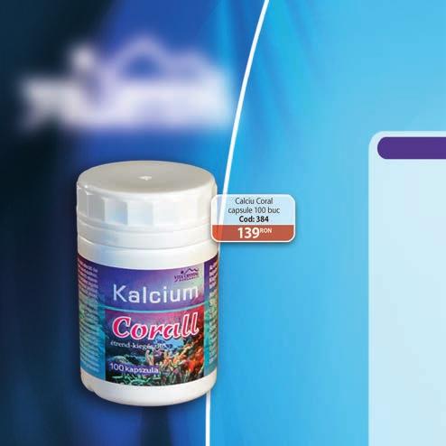 Nu numai pentru sănătatea oaselor... CalCIU Coral capsule Compoziția coralilor Sango din Okinawa, este foarte asemănătoare cu cea a scheletului omenesc.