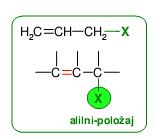 ALIL-HALOGENIDI U njihovoj strukturi, atom halogena je