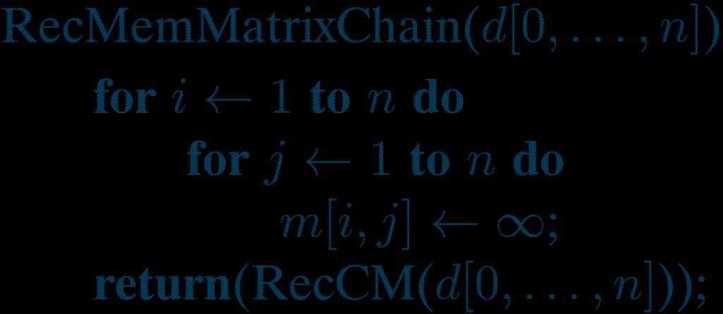 Αναδρομή με Απομνημόνευση Memoization: ο αναδρομικός