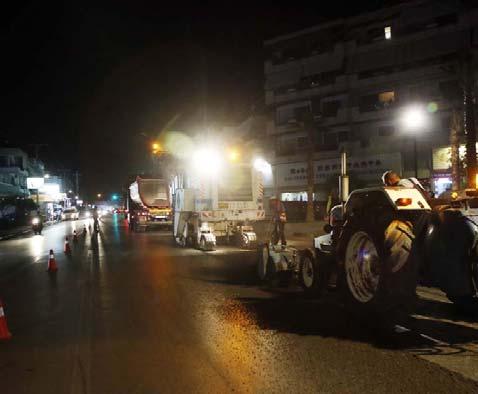 Την Τετάρτη 6 Ιουνίου, από τις 10 περίπου το βράδυ, ξεκίνησαν στο πλαίσιο αυτό οι εργασίες ασφαλτόστρωσης στο τελευταίο εκκρεμές (από την άποψη της οδοποιίας) κομμάτι της οδού Γούναρη - από τη