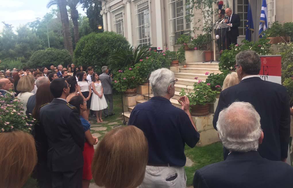 φέτος την Τρίτη 5 Ιουνίου τελετή για την απόδοση τιμής σε τέσσερις Έλληνες που συνέβαλαν στη διατήρηση της μνήμης του τραγικού ναυαγίου του ατμόπλοιου Oria που έγινε στις 12 Φεβρουαρίου 1944 στη νήσο