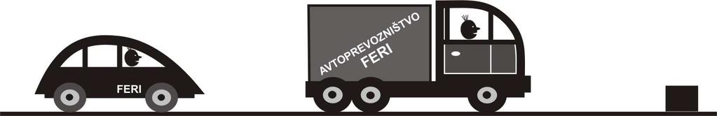 Kinemik - Šudijsko grdivo z zbrnimi nlogmi 8. Po ozki rvni cesi vozi vo s hirosjo km/h. Voznik opzi v rzdlji m pred seboj ovornjk, ki vozi v isi smeri s slno hirosjo 4 km/h.