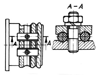 δ = 0,0D + (6...10)mm (7) Se verifică această mărime adoptată, cosiderâd că solicitarea predomiată este solicitarea de compresiue.