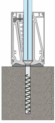 2x19 Μύτη σταυρός ΡΗ2 Cross bit ΡΗ2 F85-1K50 Τύπος Κάγκελου Balustrade Type Θερμικά Ψημένος Υαλοπίνακας Tempered Glass Panel Ύψος κάγκελου με υαλοπίνακα Height of