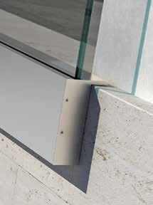 support with fascia aluminium profile