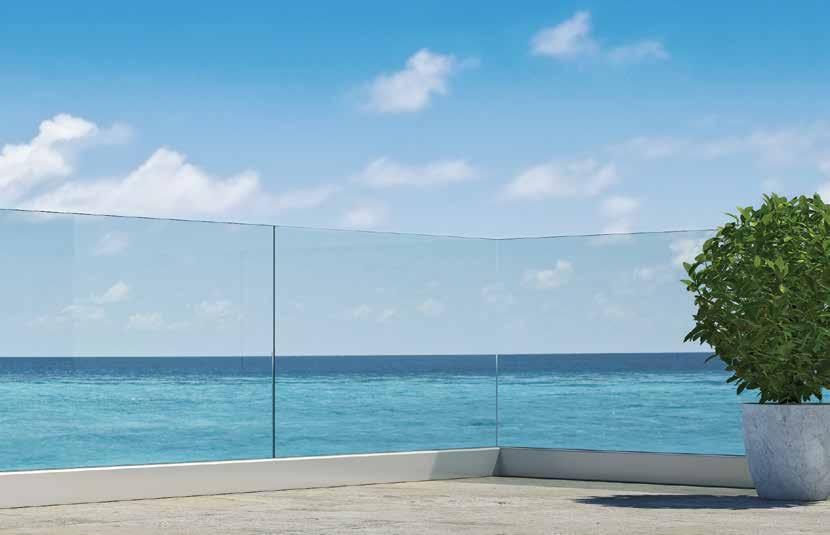Top in transparency. Maximum of light and space! On-Floor System 47 Info Frame-less glass offers a seamless and stylish appearance which is unmatched by any other product.