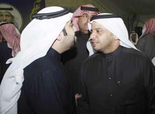 محمد الدشيش قام النائب أحمد السعدون بزيارة دواوين النواب الصيفي مبارك الصيفي ونايف املرداس وعبداهلل البرغش وتهنئتهم بثقة أبناء الدائرة اخلامسة والفوز بعضوية