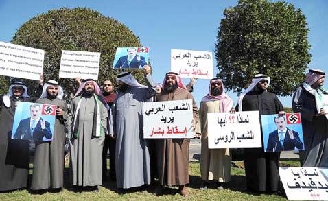 هذا النهج ال يهدد فقط الرصيد التاريخي لروسيا والصني لدى الشعوب العربية بل يلحق الضرر البالغ بالعالقات واملصالح املستقبلية بني هذه الشعوب وهذين البلدين وان