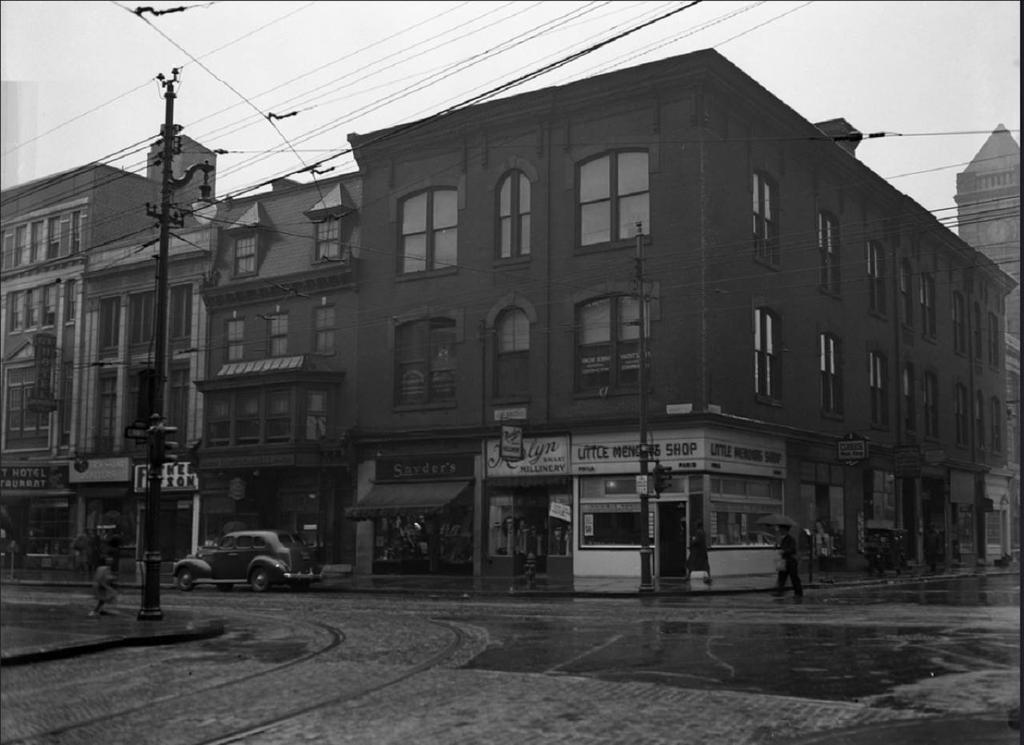 and the Eden Hall/Odd Fellows Hall on W. 10 th Street. The Law Building photo dates approximately 1939. You ll note the Kent Hotel (Charles Tarabicos was the owner) to the far left.