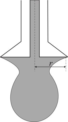 и полупречник капиларе, обзиром да се мерења врше у истом сталагмометру: (4.5) где је -маса једне капи испитиване течности, а капи стандарда.
