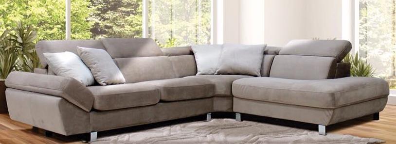 Γωνιακός καναπές προσαρμόζεται σε όλα τα μέτρα σε όλους τους χώρους με μηχανισμούς ανάκλησης