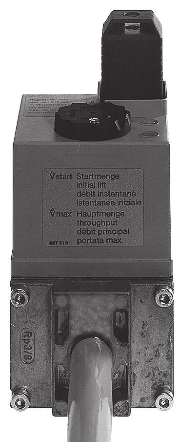 Версия с резбови фланец DMV - D(LE) 503/11 (DN 15) Variantå constructivå cu flanµe filetate DMV - D(LE) 503/11 (DN 15) Menetkarimás kivitel DMV - D(LE) 503/11 (DN 15) Παραλλαγή: