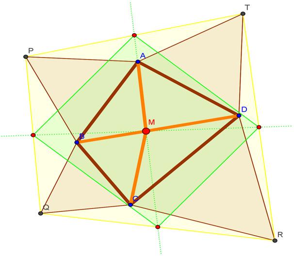 8 A note on special cases of Van Aubel s theorem Fig. 5.. Using Theorem.5 and Theorem.