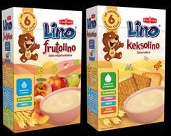 Lino svijet u svom temeljnom asortimanu dehidrirane dječje hrane kroz inovaciju, kako same recepture