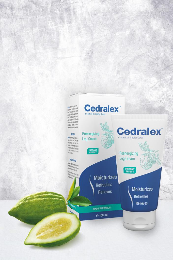 CEDRALEX Francijas zinātne un franču elegance VAI JUMS PĒC AKTĪVAS DIENAS KĀDREIZ IR BIJUSI NOGURUMA UN SMAGUMA SAJŪTA KĀJĀS?