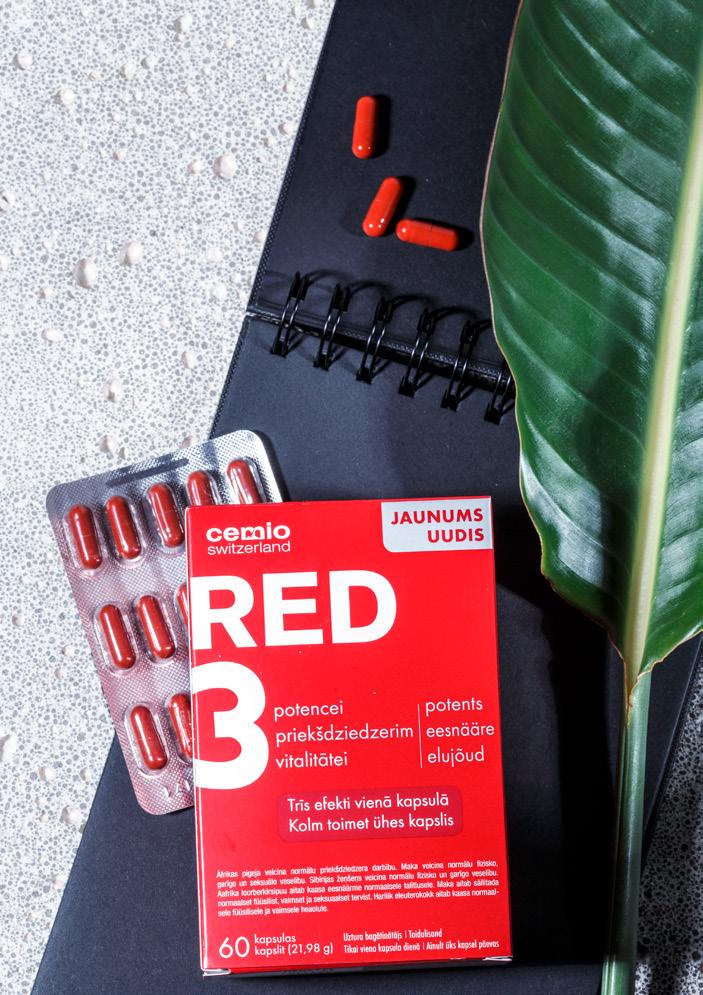 RED3 vīriešiem* RED3 pamatā ir trīs unikālas klīniski apstiprinātas vielas, kuru efektivitāti pastiprina arī citi ārstniecības augu ekstrakti, ko tūkstošiem gadu tradicionāli izmanto rūpēs par