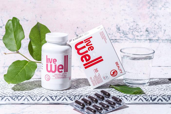LIVE WELL labākai dzīvei 1. 2. 1. UZTURA BAGĀTINĀTĀJS LIVE WELL, naktssveces eļļa, 90 mīkstās kapsulas Satur divgadīgās naktssveces eļļu, ārstniecības gurķenes sēklu eļļu un E vitamīnu. 16,99 EUR 2.