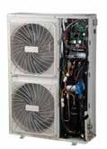 Refrigerant outlet High efficiency water pump The water pump used is compliance with Erp directive, which is A degrade