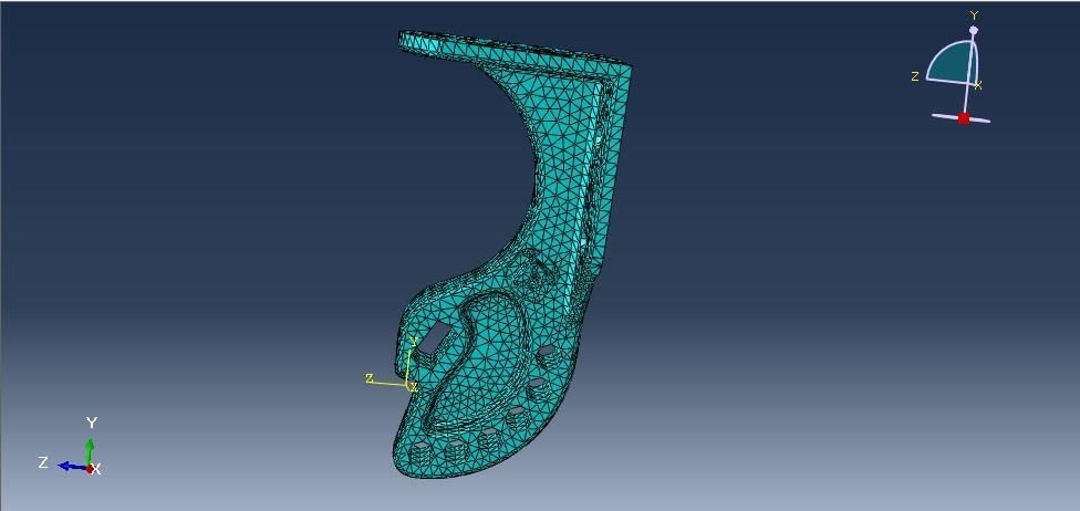 Έχοντας εισέλθει στο Mesh Module από την κεντρική καρτέλα επιλέγουμε Mesh Εlement Type.