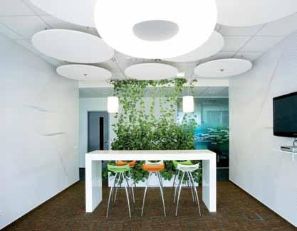 Confortul utilizatorului final Premii & Certificari STIATI CA Un tavan cu o reflexie ridicata a luminii, pana la 90%, poate extinde lumina de zi intr-un spatiu care poate ajuta reducerea energiei de