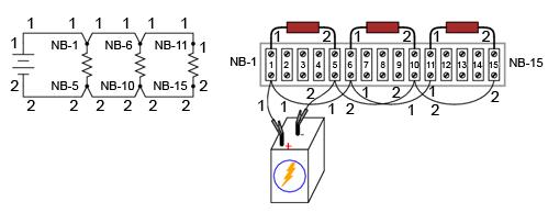 din punct de vedere electric posedă acelaşi număr de marcaj. În exemplu nostru, am marcat conductorii cu 1 şi 2. metalică de pe regletă.