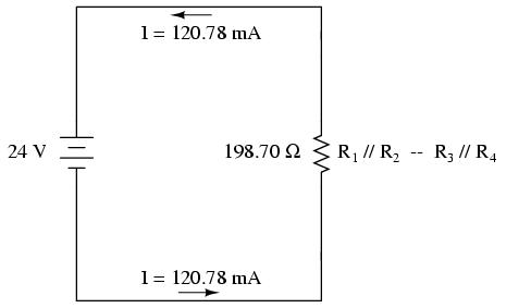 completarea coloanei corespunzătoare din tabel: Mărime R1 R2 R3 R 4 R1 // R 2 R3 // R 4 R1 // R 2 -- R 3 // R 4 (Total) Unitate E 24 V I 120,78 A
