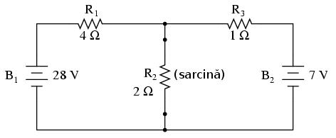 Să presupunem că rezistorul R 2 este sarcina din acest circuit.