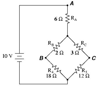 Analiza circuitului echivalent rezultat Desigur, valorile rezistorilor R 4 şi R 5 rămân aceleaşi, 18 Ω respectiv 12 Ω.