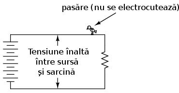 Fără existenţa a două puncte pe corp necesare intrării şi ieşirii curentului, nu există riscul electrocutării.