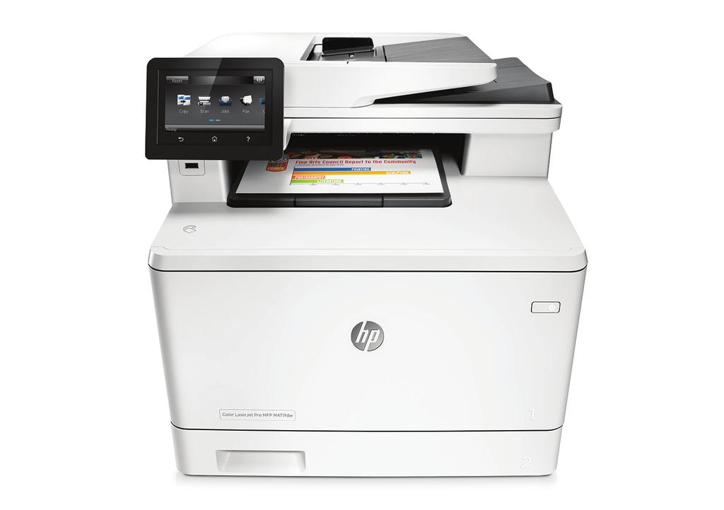 Φύλλο δεδομένων HP Color LaserJet Pro MFP M477 series Εντυπωσιακή ταχύτητα. Ισχυρή ασφάλεια.