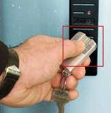 Specialus skeneris nuskaito piršto antspaudą ir gaunamas piršto biometrinis atvaizdas. Jis pakeičiamas į skaitmeninį kodą ir perduodamas į skaitytuvo valdiklį.