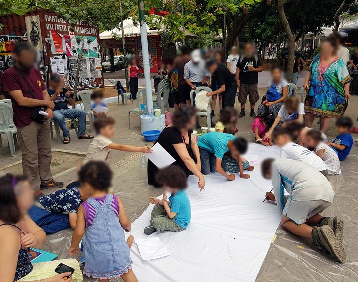 30 το βράδυ γεμίζοντας με πλήθος ανθρώπων την πλατεία σε μια μέρα γιορτής, χαράς και συνύπαρξης.