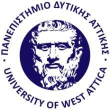 ΠΑΝΕΠΙΣΤΗΜΙΟ ΔΥΤΙΚΗΣ ΑΤΤΙΚΗΣ