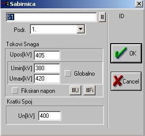 Odustajanje od popunjavanja ili izmjene podataka izvodi se pritiskom na dugme