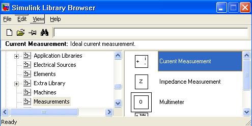 Sa elementom Current Measurement mjerimo struju kvara