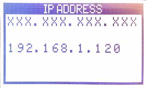 Πληκτρολογήστε τη διεύθυνση IP που αναγράφεται στο χαρτάκι με τις ρυθμίσεις ETHERNET (Βήμα 8) και στη συνέχεια πατήστε το πλήκτρο ENTER. 12.