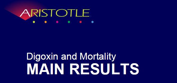 Παρατηρήθηκε αύξηση της θνητότητας κατά 19% για κάθε 0,5ng/ml αύξηση της συγκέντρωσης διγοξίνης Ασθενείς με επίπεδα διγοξίνης μεγαλύτερα από 1,2ng/ml είχαν έως και 56% αυξημένη θνητότητα.