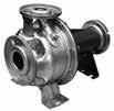 The e-sh series pumps are available in the following constructions: Extended shaft Close-coupled by means of an adaptor bracket with an impeller keyed directly to the special motor shaft extension.